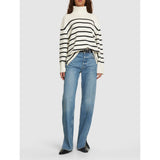 ANINE BING - Courtney Sweater in Ivory/Black Sz M
