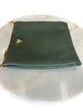 PRADA - Vitello Daino Leather Crossbody Bag - Deep Green