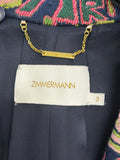 ZIMMERMANN - Celestial Removable Faux-Fur Coat Sz 3