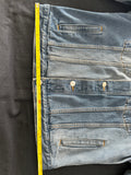 BURBERRY - Men’s Two-tone Blue Denim Jacket Sz 50 / M