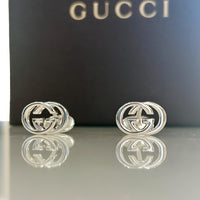 GUCCI - GG Silver Cufflinks