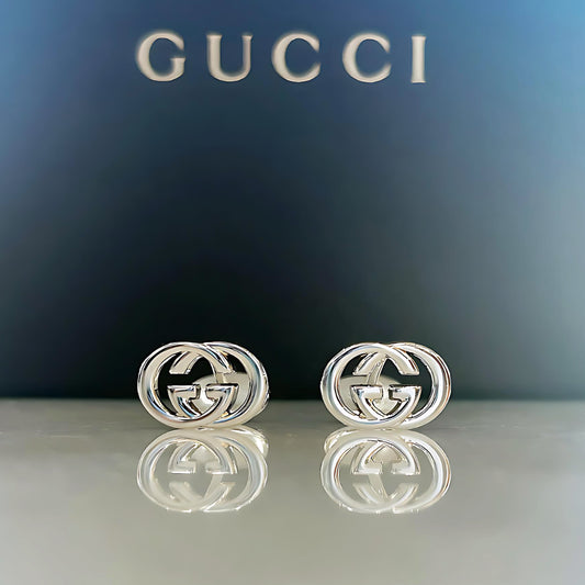 GUCCI - GG Silver Cufflinks