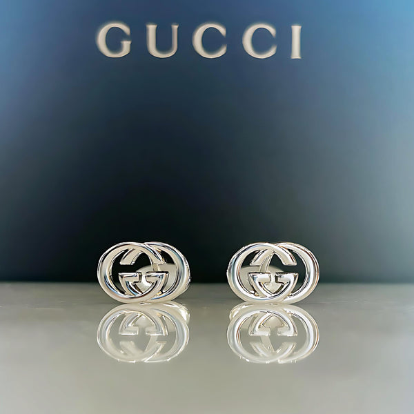 GUCCI - GG Silver Cufflinks