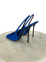 SAINT LAURENT - George Pumps Royal Blue Sz 38 EU