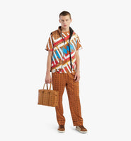 MCM - Klassik Tote in Visetos Cognac
