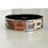 HERMÈS - Enamel Logo Bangle