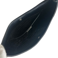 PRADA - Cleo Brushed Leather Black Shoulder Bag