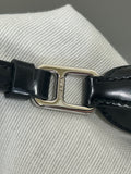 PRADA - Cleo Brushed Leather Black Shoulder Bag