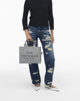 MARC JACOBS - The Leather Medium Tote Bag - Wolf Grey