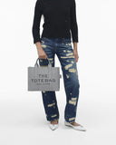MARC JACOBS - The Leather Medium Tote Bag - Wolf Grey