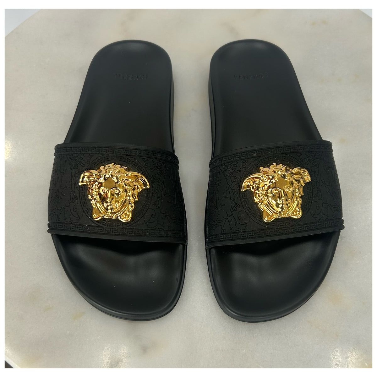 VERSACE - Palazzo Black Sides Sz 37