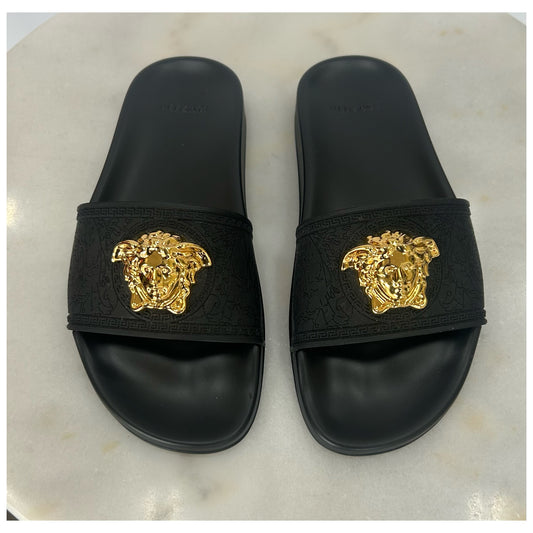 VERSACE - Palazzo Black Sides Sz 37