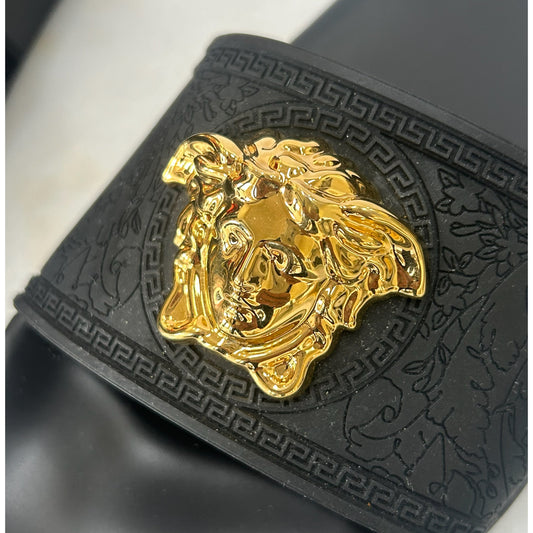 VERSACE - Palazzo Black Sides Sz 37