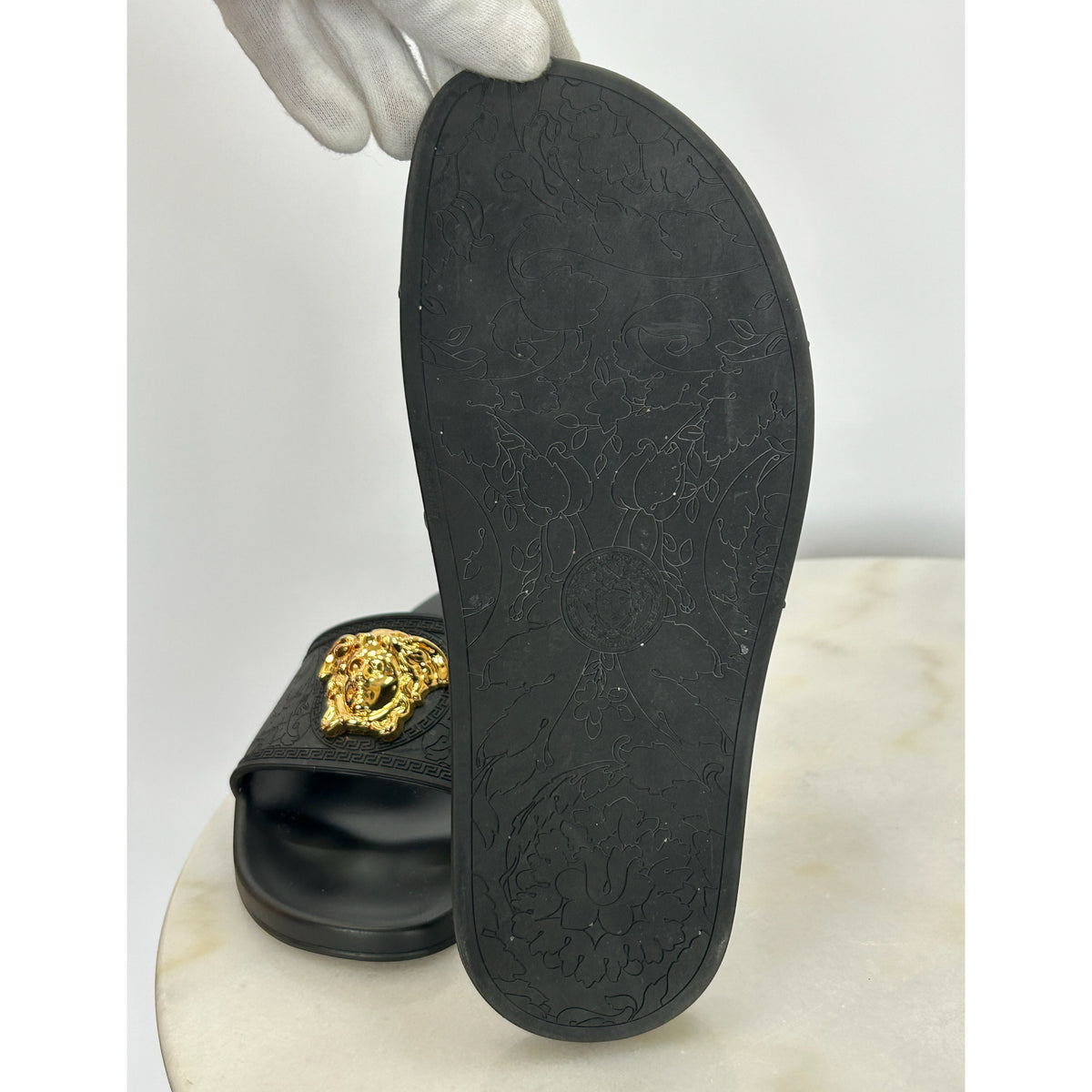 VERSACE - Palazzo Black Sides Sz 37
