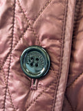 BURBERRY BRIT - Quilted Bordeaux Jacket Sz L