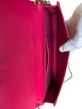 DIOR - Lady Dior Leather Crossbody Bag
