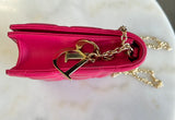 DIOR - Lady Dior Leather Crossbody Bag