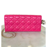 DIOR - Lady Dior Leather Crossbody Bag
