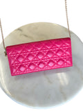 DIOR - Lady Dior Leather Crossbody Bag
