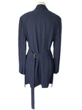 CHLOÉ - Pinstripe Wool-Blend Blazer Sz 42