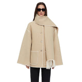 TOTEME - Embroidered Scarf Jacket Harvest