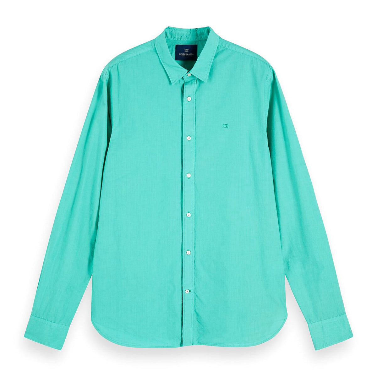SCOTCH & SODA - NWT Cripsy Green Poplin Shirt Sz S