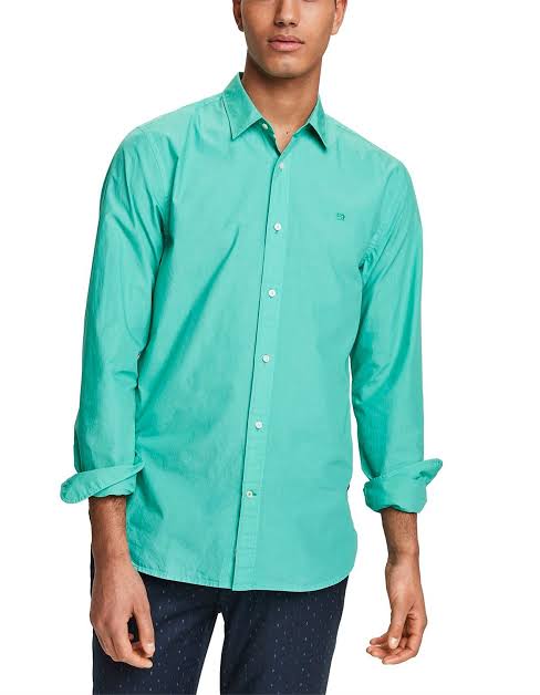 SCOTCH & SODA - NWT Cripsy Green Poplin Shirt Sz S