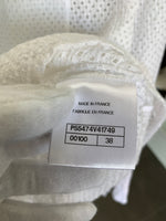 CHANEL - White Embroidered Blouse